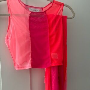 Pink Mesh 2 Piece